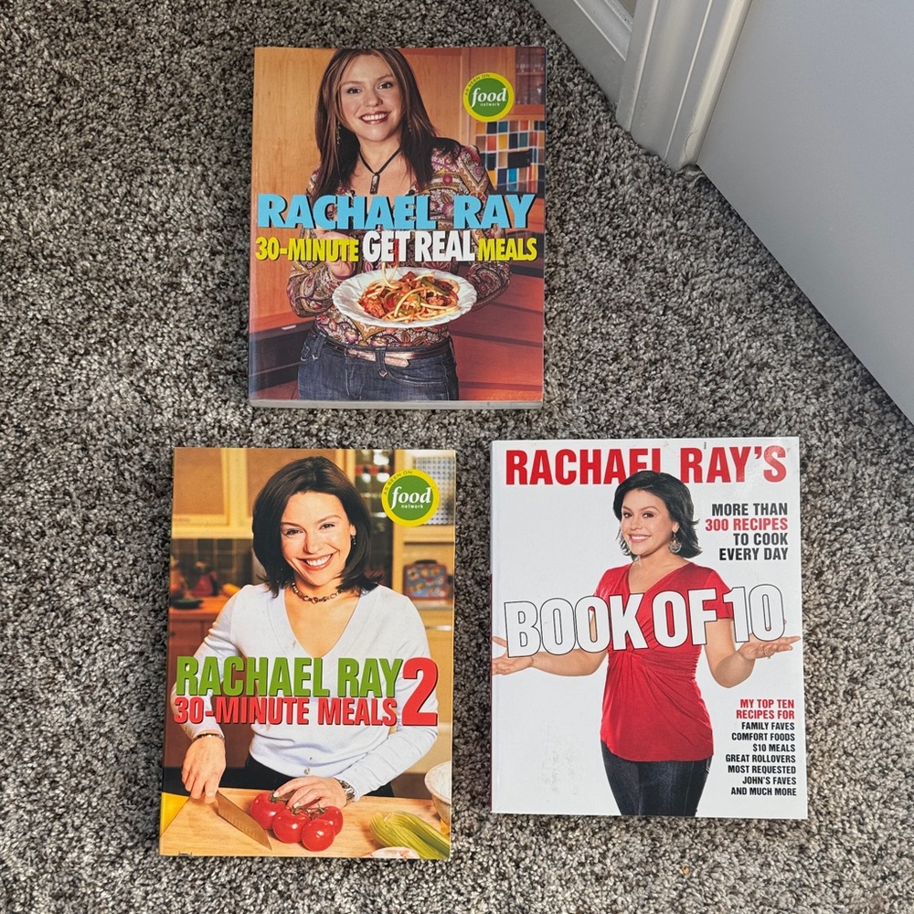 Rachael Ray Cookbook Set - Vibrant Covers